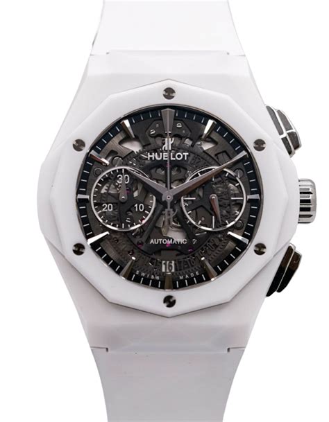 hublot white dial leather strap|where to buy hublot.